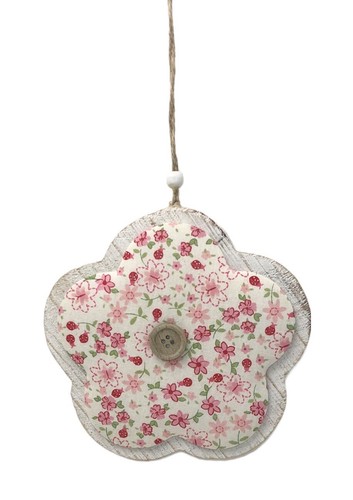 Stoff blume hängedeko - stoff,