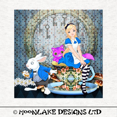 Alice wunderland shabby - alice, im
