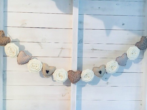 Stoff shabby chic - stoff,