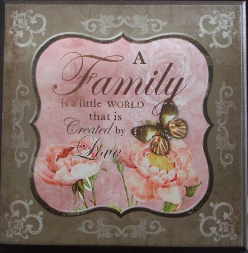 Shabby chic holzplakette - chic,