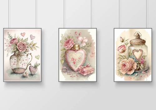 Rosen blumen druck - druck, bild