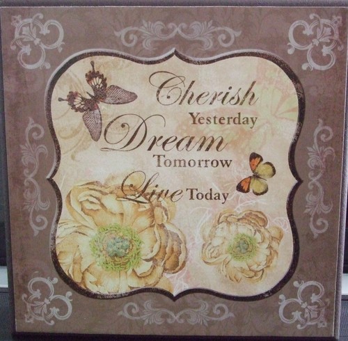 Shabby chic holzplakette - shabby, holzplakette-