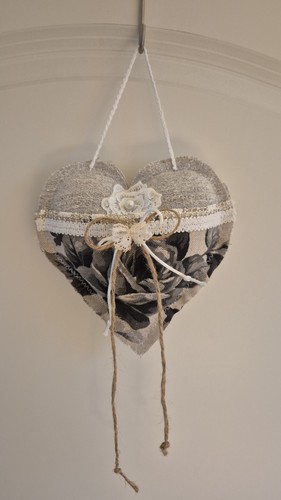 Herz aus soff vintage - aus, shabby
