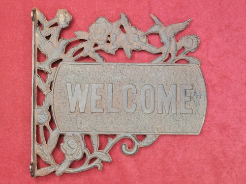 Welcome schild für - welcome, tür