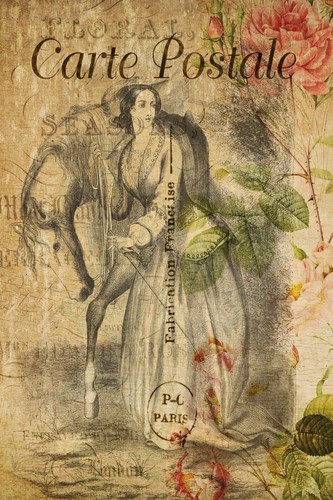 Dame pferd shabby chic - shabby,