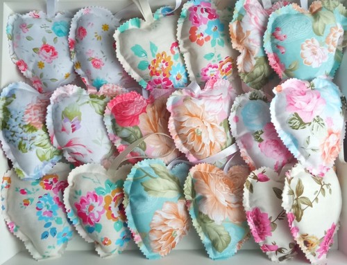 Hängeherzen 10er set - -,