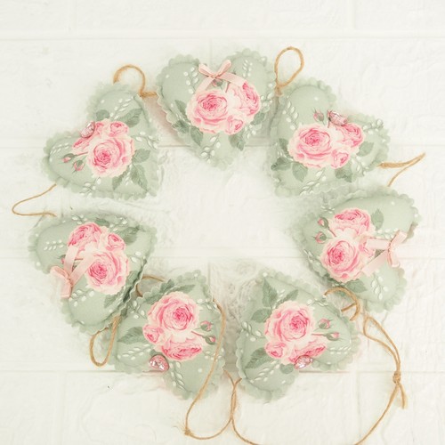 Rosa rosen stoff - rosa,